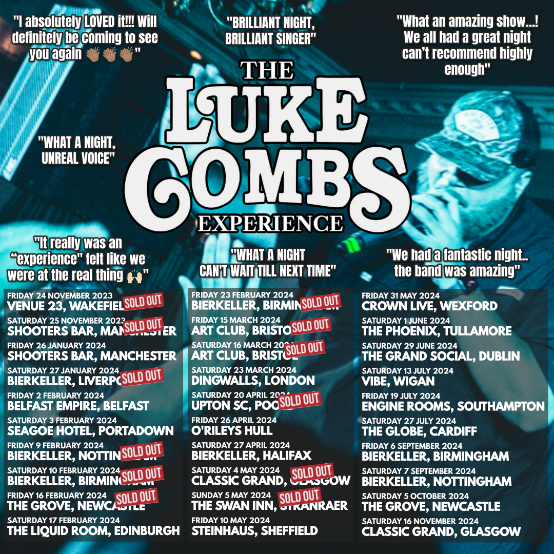 luke combs uk tour birmingham